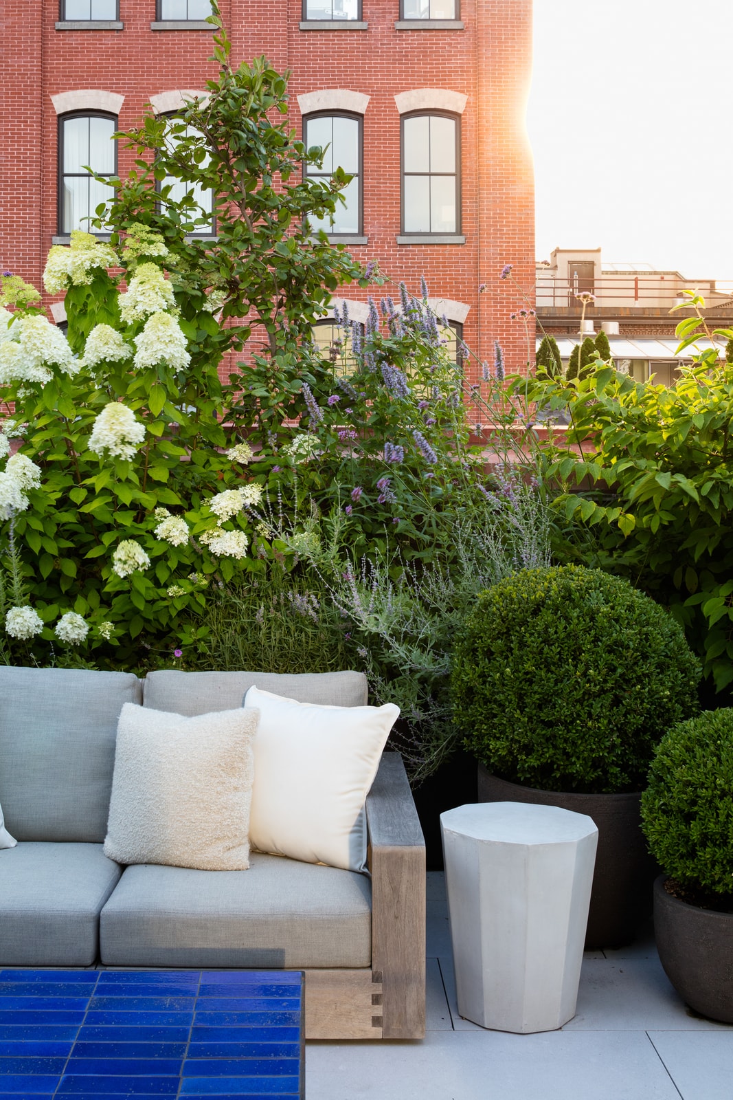 Green Outdoor Penthouse Spaces Reference: Tribeca Penthouse